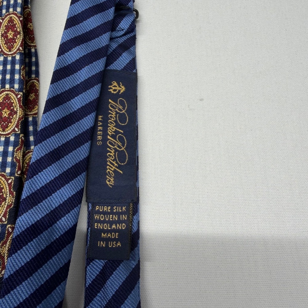 Brooks Brothers Silk Tie Lot Tommy Hilfiger Pronto Uomo Meeting Street‎ Mens - Picture 4 of 5